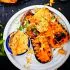 Gegrilde pompoen met srirachaboter
