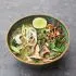 Pho met shiitake en krokante prei