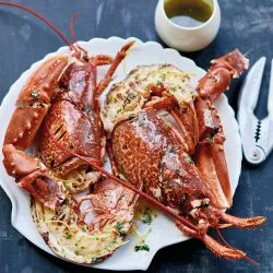 Tip: Gegrilde Oosterscheldekreeft met kervel-dragonboter