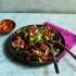 Salade met romesco-dressing