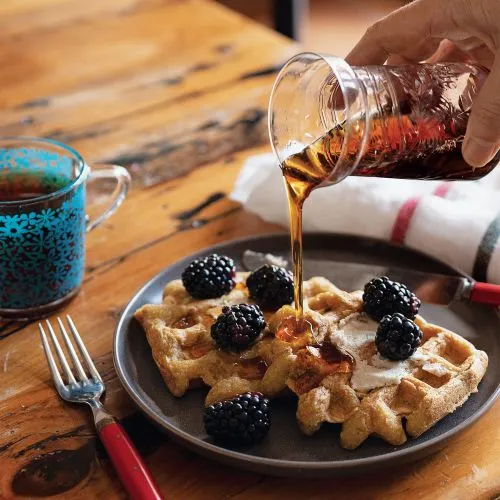 Maismeelwafels