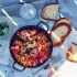 Pittige gegrilde garnalen met feta en ouzo