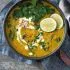 Recept Linzendahl met kokos en spinazie