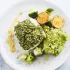 Kabeljauw met pestokorst en broccoli