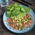 Recept Gerookte zalm met avocado en postelein