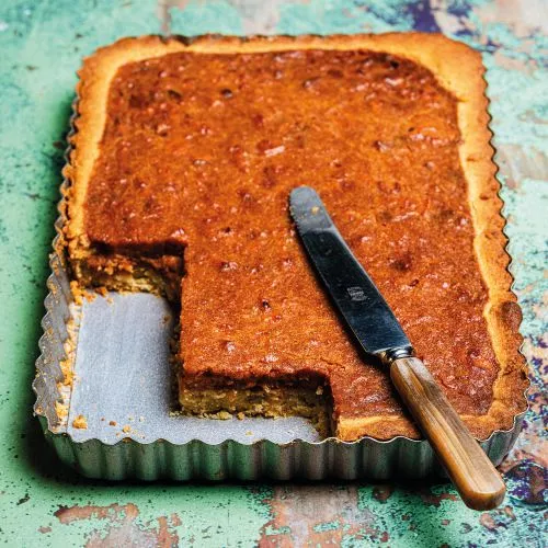 Zoete-aardappeltaart