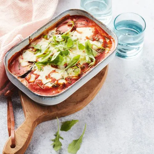 Melanzane met snelle en easy tomatensaus
