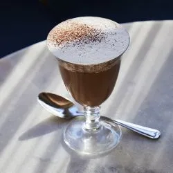 Tip: Cappuccino van mousse au chocolat