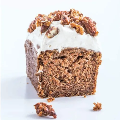 Vegan wortelcake met pecannoten