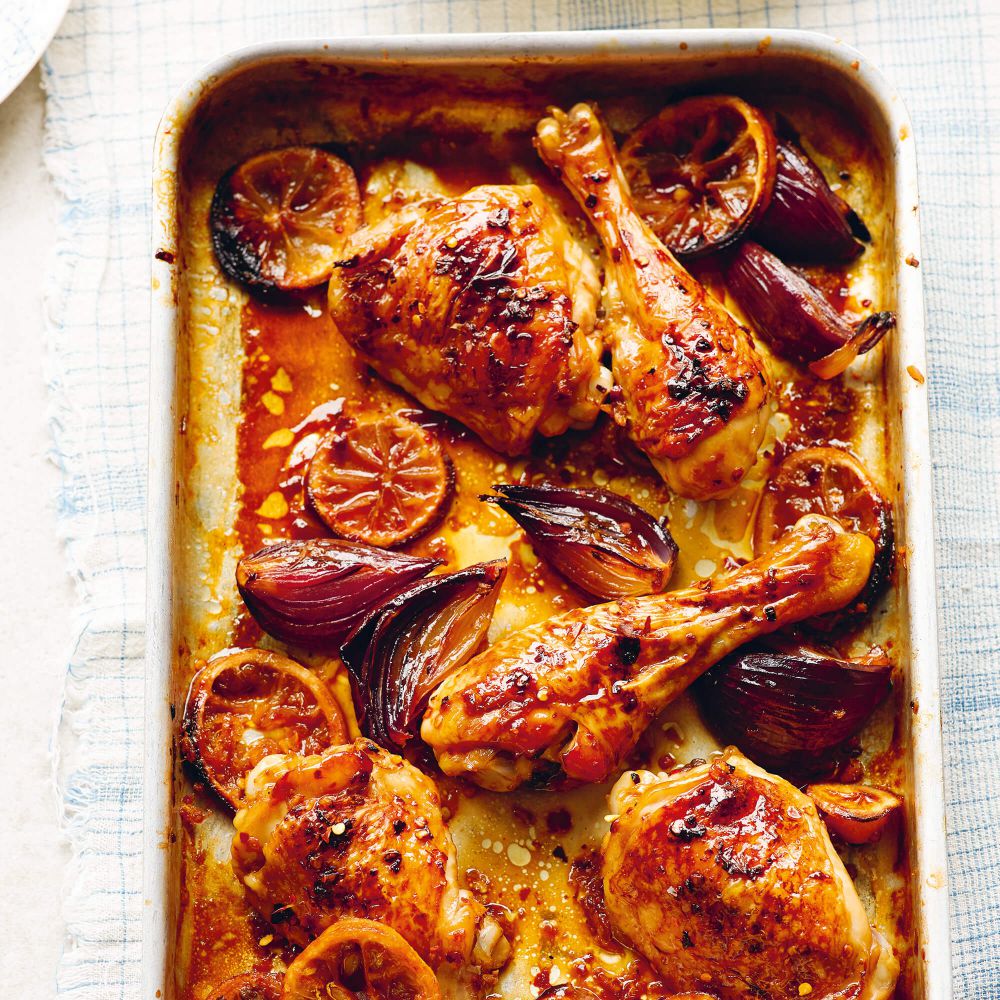 recept kip oven citroen tijm Kip met tijm, knoflook en citroen || sekk recepten
