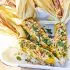 Recept Maiskolven en raita met mangochutney
