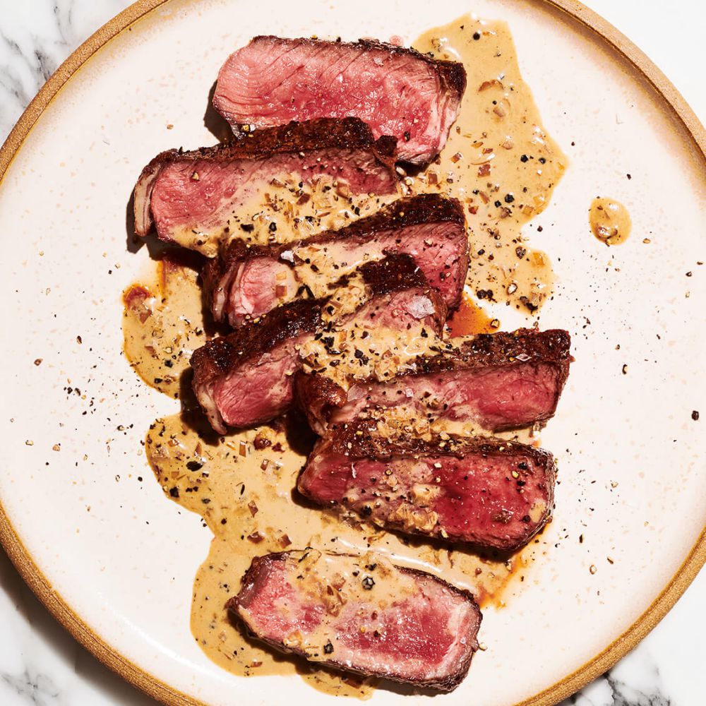 Entrecotes au poivre recept okoko recepten