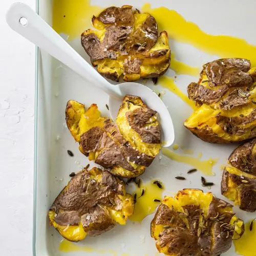 Smashed potatoes