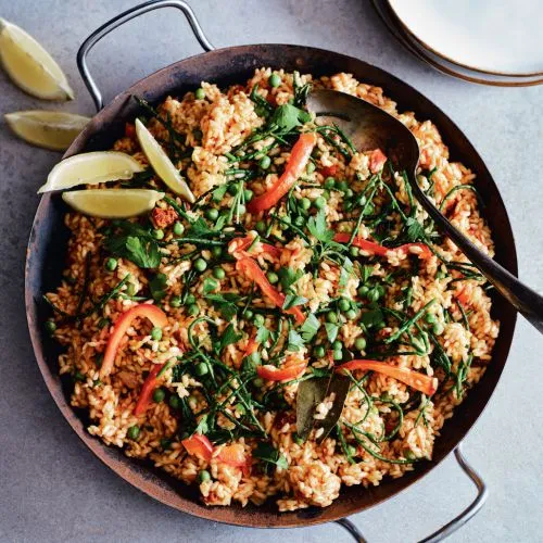 Veggie paella