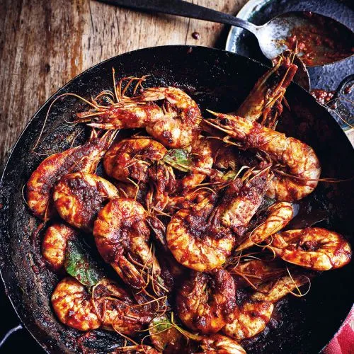 Garnalen met sambal
