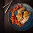 Recept Zalm in bladerdeeg met geroosterde tomaten
