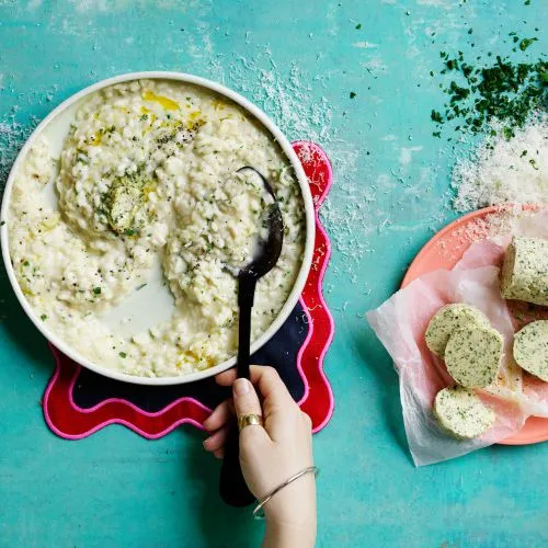 Cacio e pepe risotto