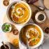 Zoete aardappelsoep met miso uit de slowcooker