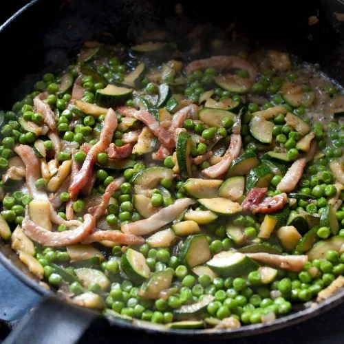 Ditalini met courgette