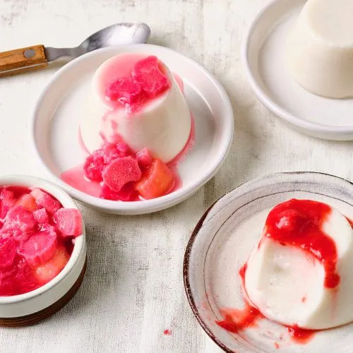 Kokos panna cotta