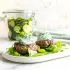 Recept Hamburger met tzatziki van gefermenteerde komkommer
