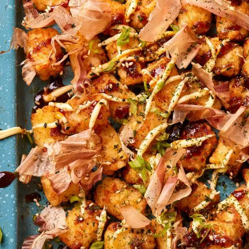 Rösti met okonomiyaki