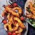 Tandoori garnalen uit de airfryer