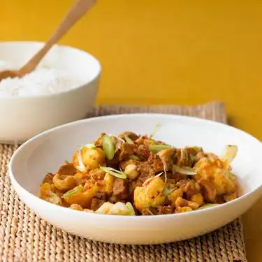 Thaise curry met bloemkool