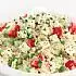 Couscous salade met kerstomaatjes en lente-ui