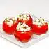 Mediterrane stijl gevulde tomaten