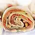 Frisse wraps met gerookte zalm en komkommer