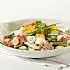 Tonijnsalade met aardappel, sperziebonen, tomaat en ei
