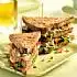 Clubsandwich met gerookte zalm