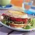 Mediterrane hamburger-sandwich