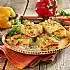 Paprikatortilla met geitenkaas