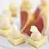 Witte chocoladetaart met grapefruitsorbet