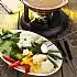 Groentefondue in pindabouillon