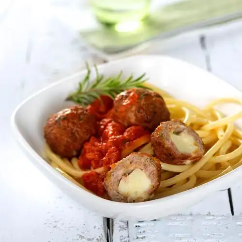 Italiaanse gehaktballetjes in tomatensaus