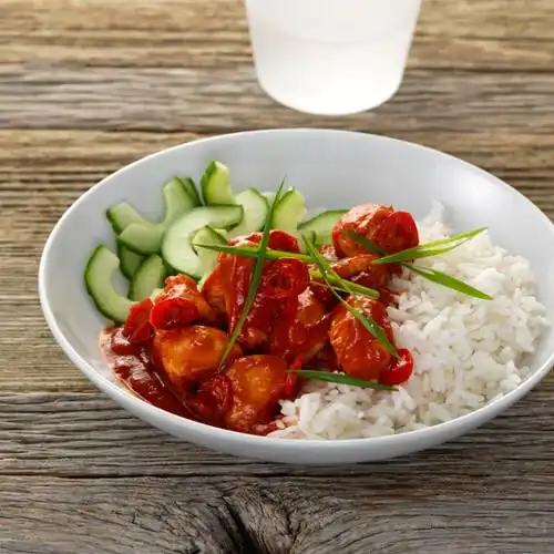 Kipfilet in pittige tomatensaus