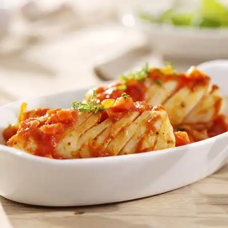 Koolvis uit de oven met Heinz Tomato Creation