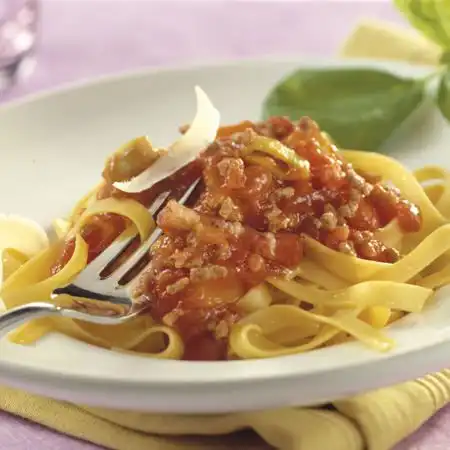 Tagliatelle Bolognese met champignons