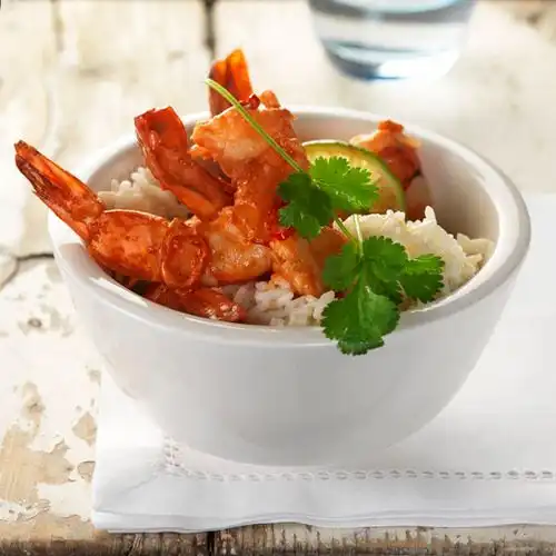 Thaise garnalen uit de wok