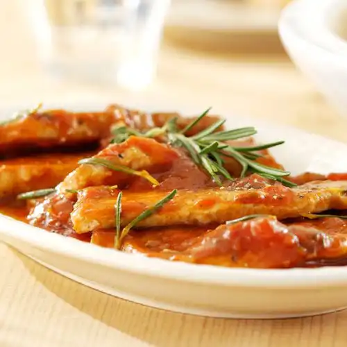 Varkensfilet in pastasaus