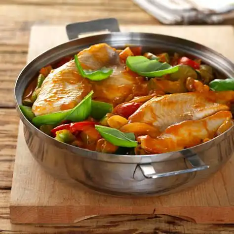 Visstoofpotje met tilapia