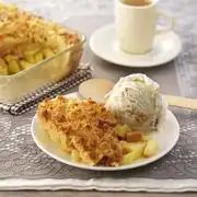 Appel-caramel crumble