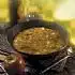 Bruine bonensoep met ham en tomaat