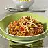 Macaroni met ham en Italiaanse groenten