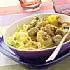 Mie met kalkoenfilet en abrikozen