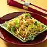 Thaise mie met kip, garnalen en broccoli