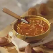 Tomaten-groentesoep prima vera